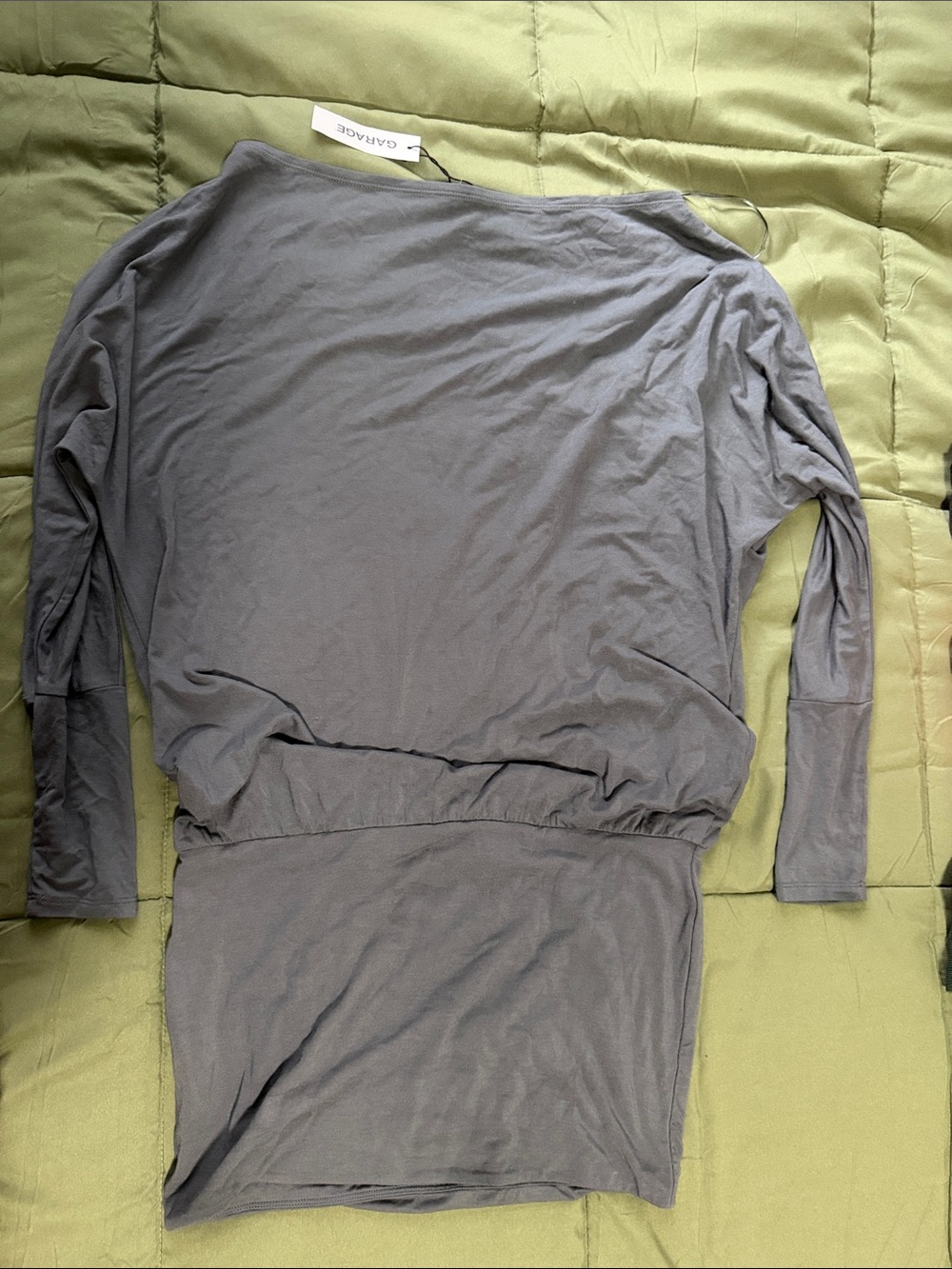 Women's Long Sleeve Sleep dress Gray